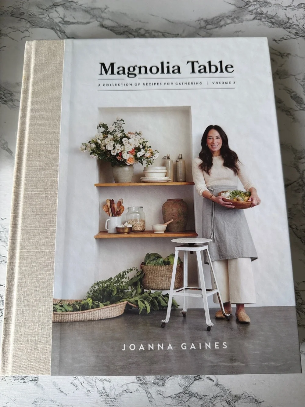 Magnolia Table Cookbook by - White/Cream Cover